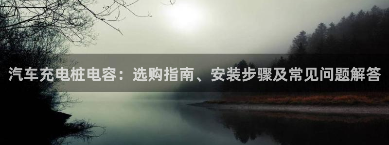 英国威廉希尔公司代理：汽车充电桩电容：选购指南、安装步骤及常见问题解答
