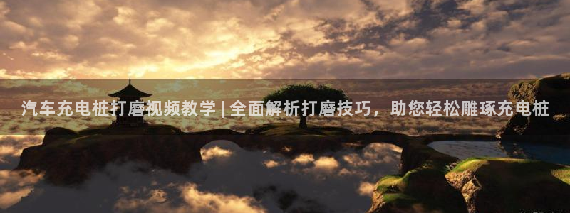 威廉希尔分析软件：汽车充电桩打磨视频教学